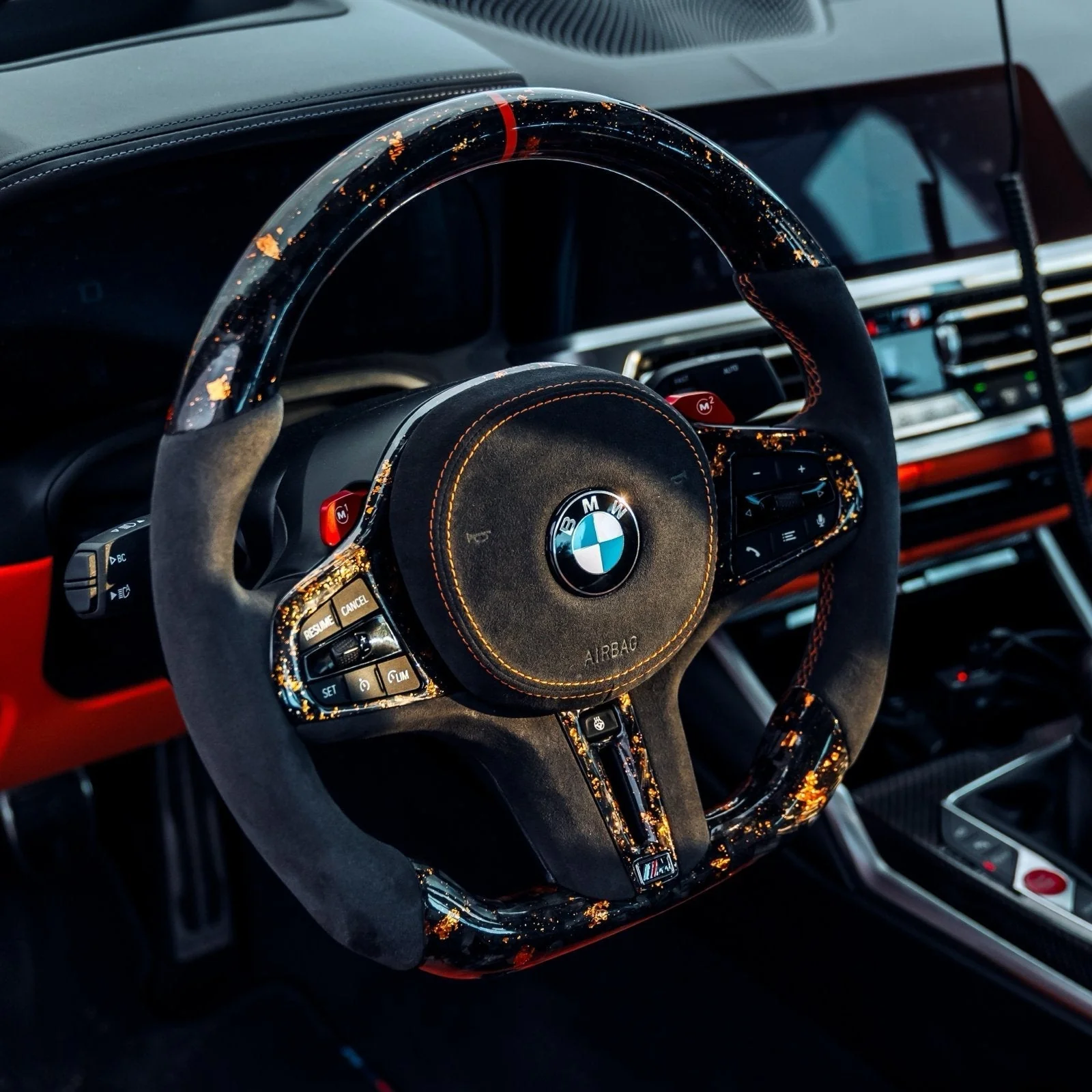 Custom steering wheel